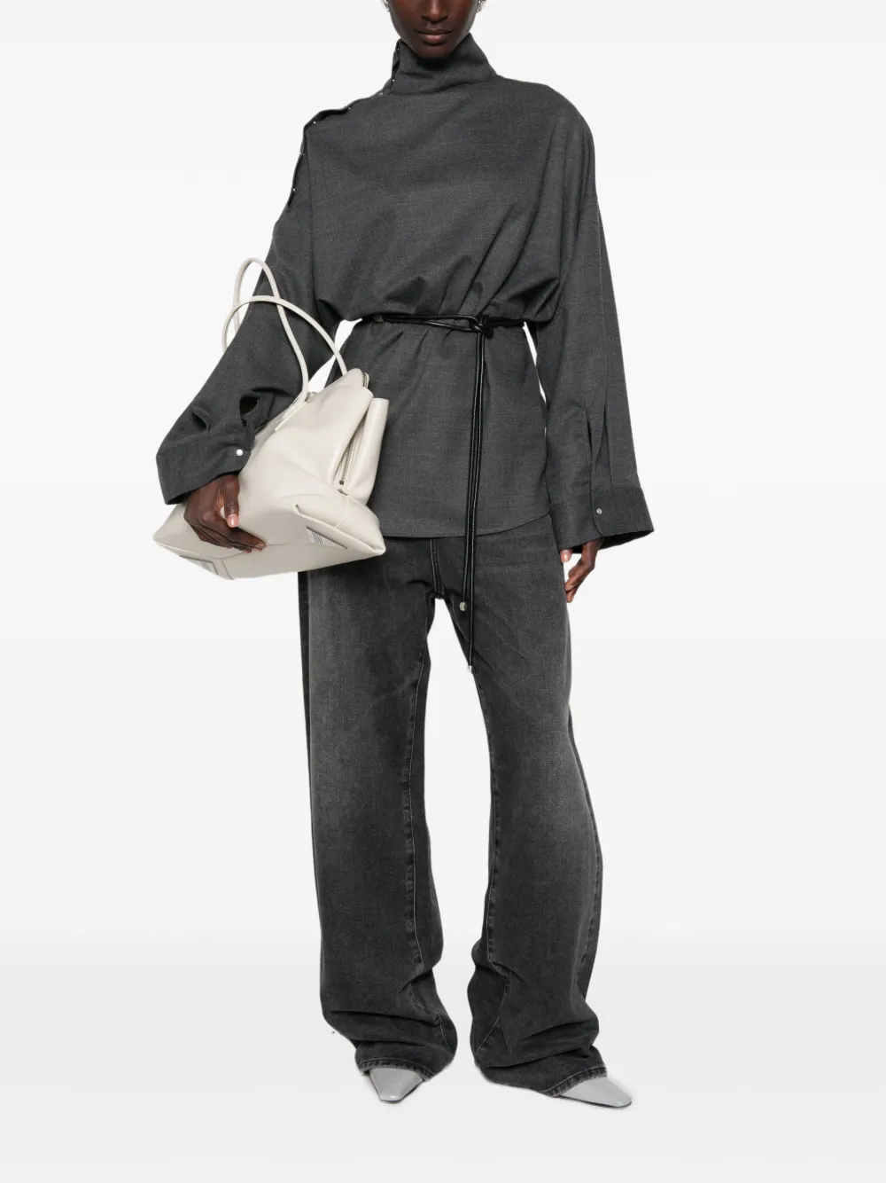 Nine In The Morning Cress blouse Grijs