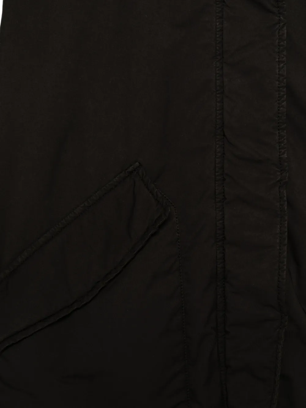 ASPESI corduroy-collar drawstring jacket Bruin