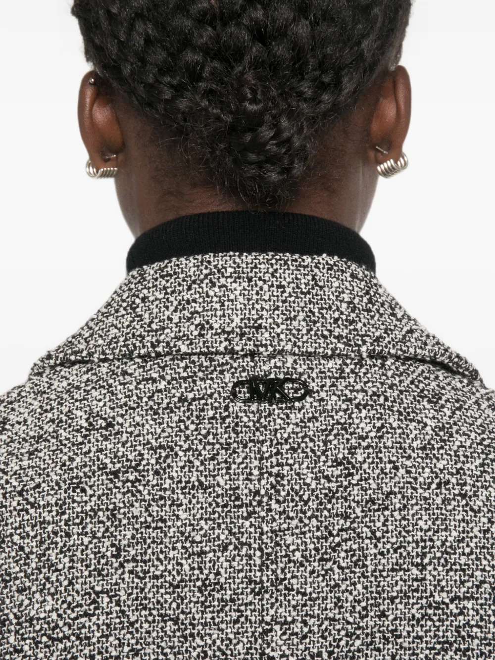 Michael Kors Tweed jack Zwart