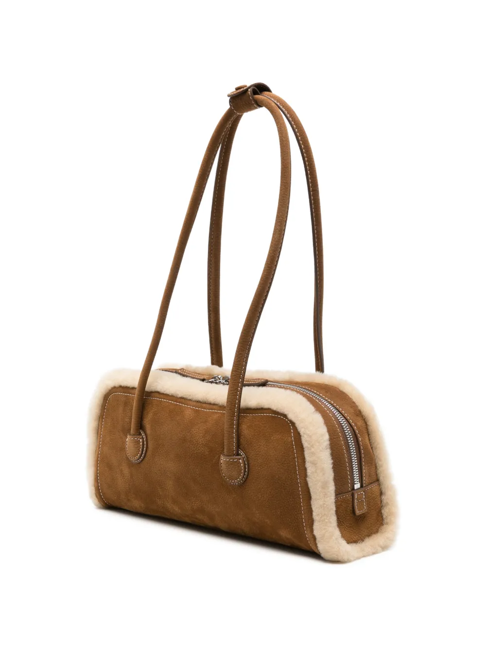 MARGESHEWOOD Soft Boston schoudertas Bruin