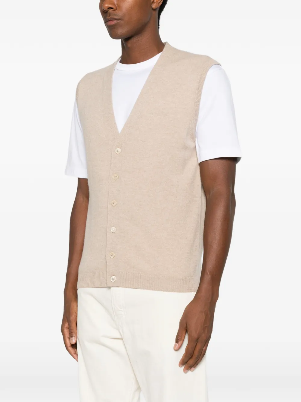 Daniele Fiesoli Kasjmier hemd Beige