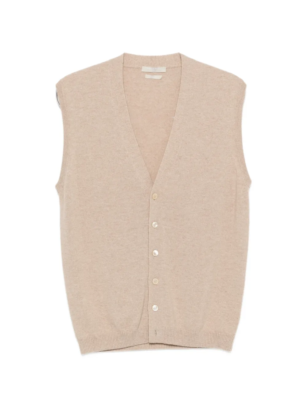 Daniele Fiesoli cashmere V-neck vest - Toni neutri