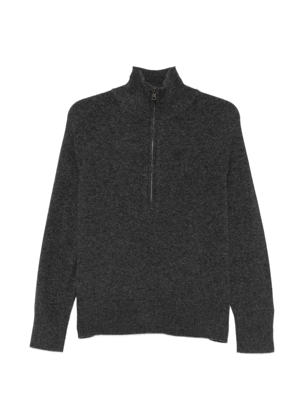ALPHA STUDIO pull à col zippé - Gris