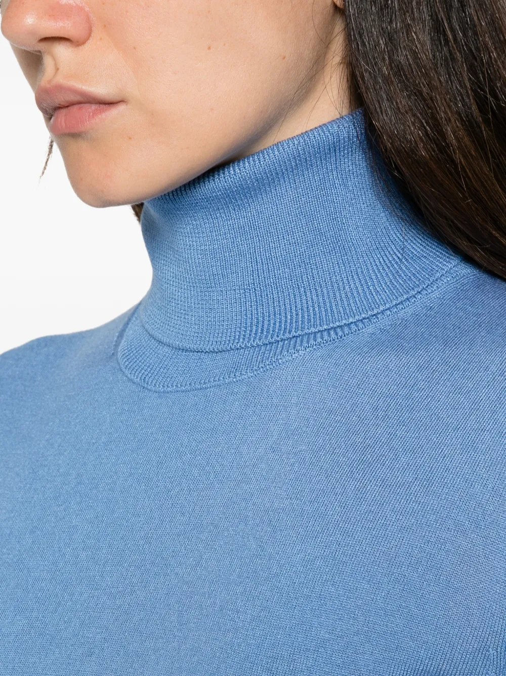ALPHA STUDIO Gebreide coltrui Blauw