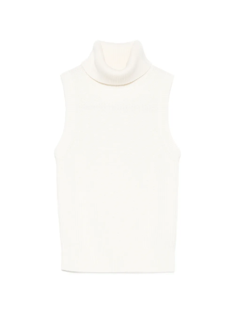 Michael Kors Roll-neck Vest In Neutral