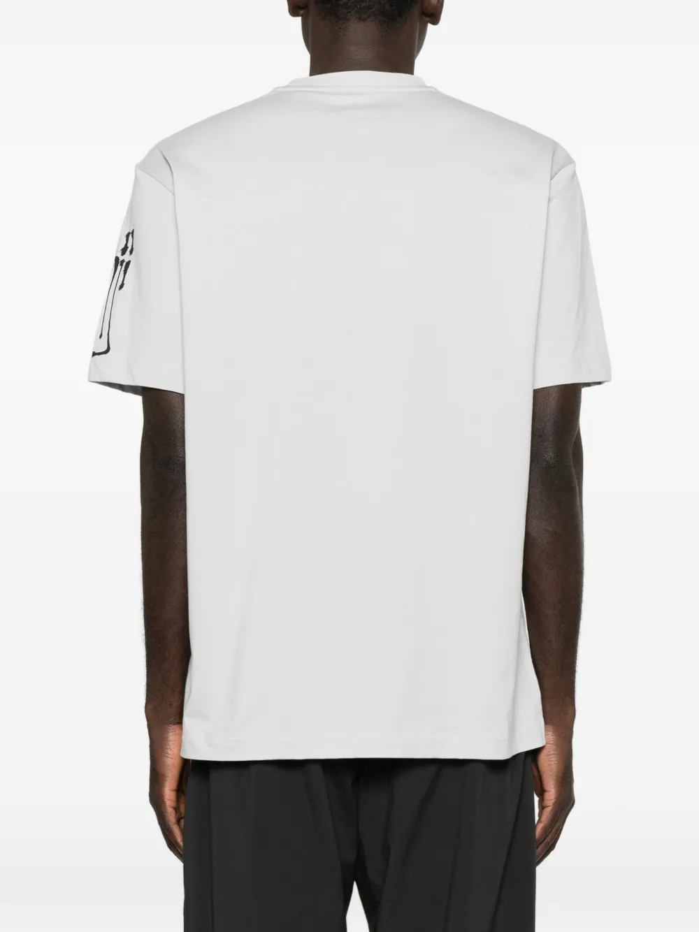 Y-3 T-shirt met ronde hals Grijs