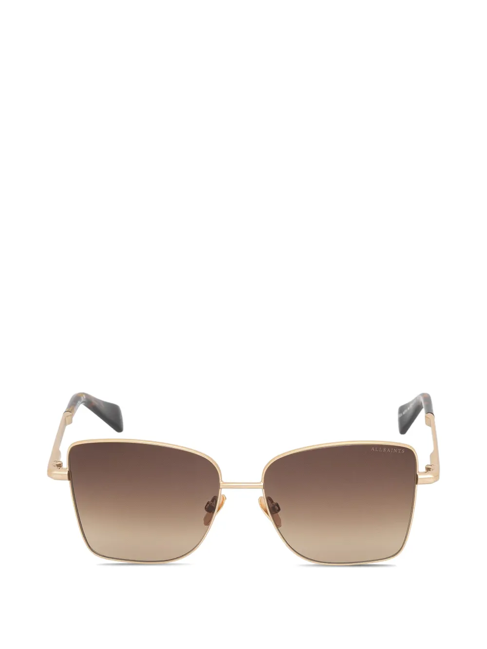 AllSaints Stella square-frame sunglasses - Gold
