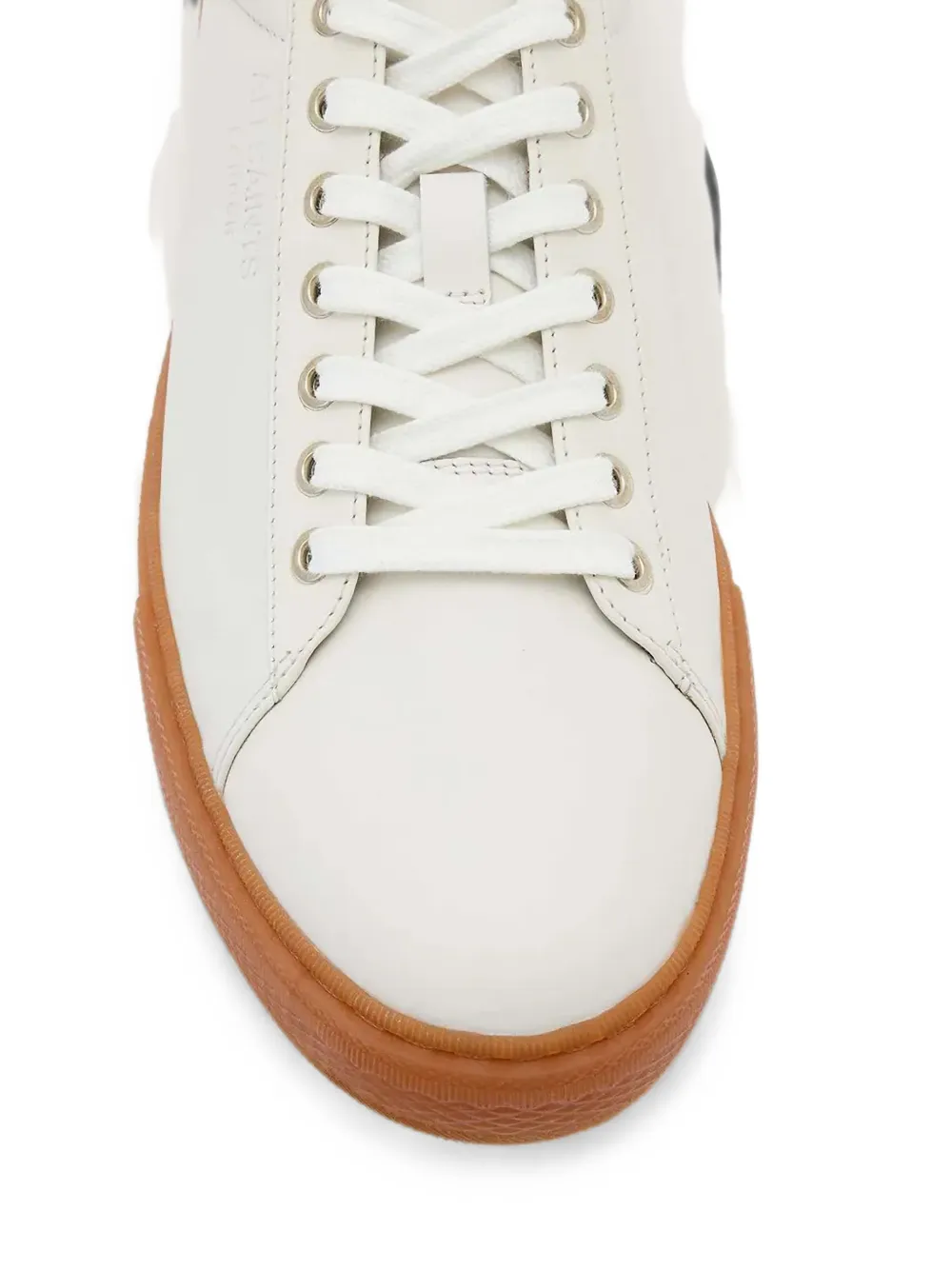 AllSaints Sneakers met logo-reliëf en gum zool Wit