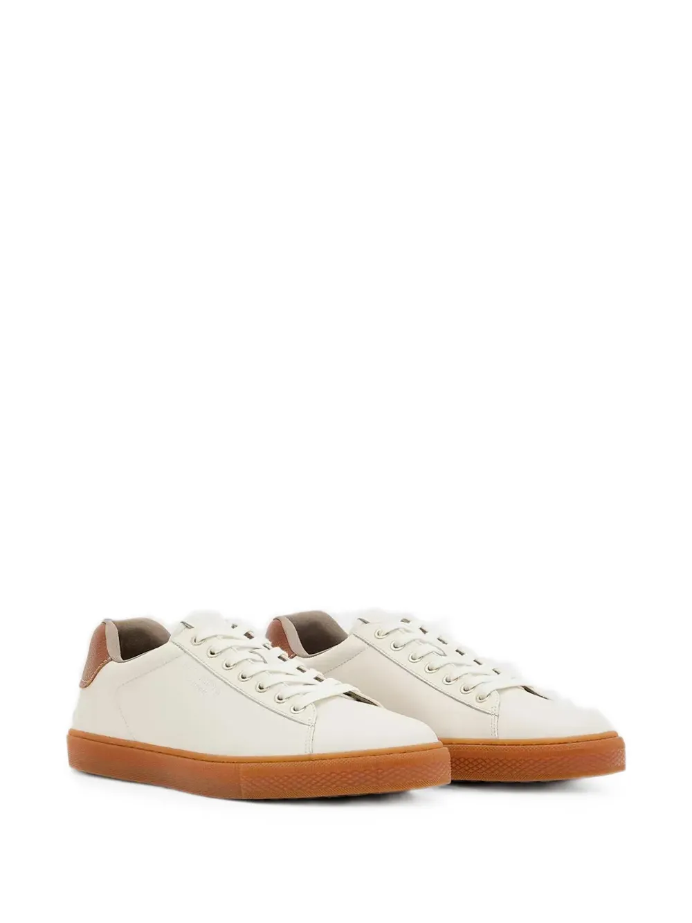 AllSaints Sneakers met logo-reliëf en gum zool Wit