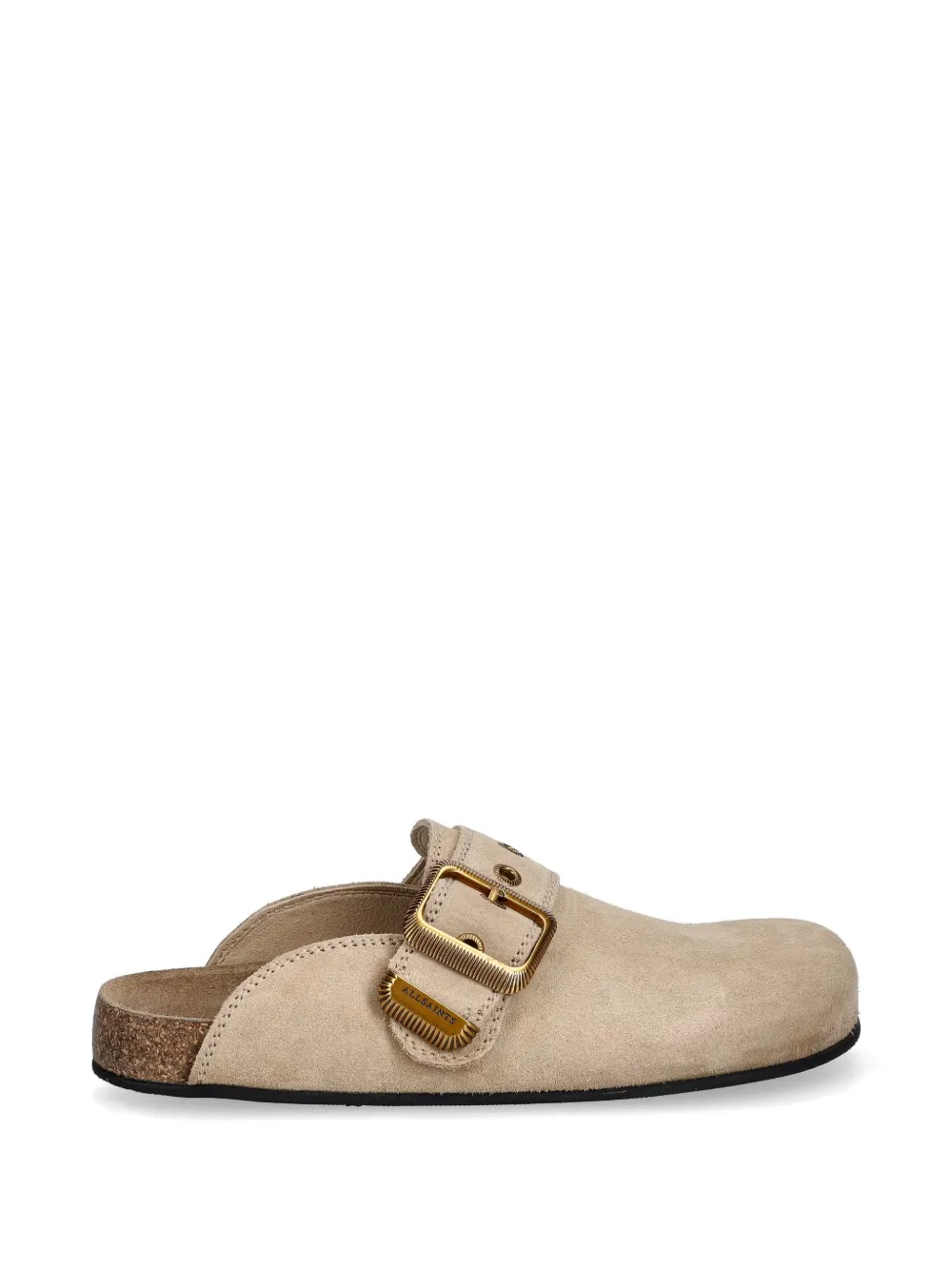 AllSaints Muiltjes met gesp Beige