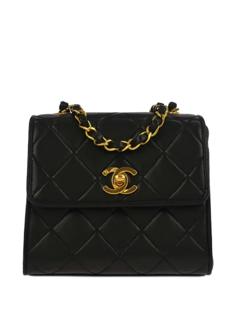 CHANEL Pre-Owned bolso mini con cierre giratorio CC 1994-1996