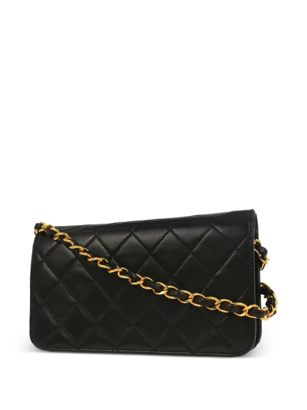 CHANEL Pre-Owned 1997-1999 Full Flap diamond-quilted Mini Bag