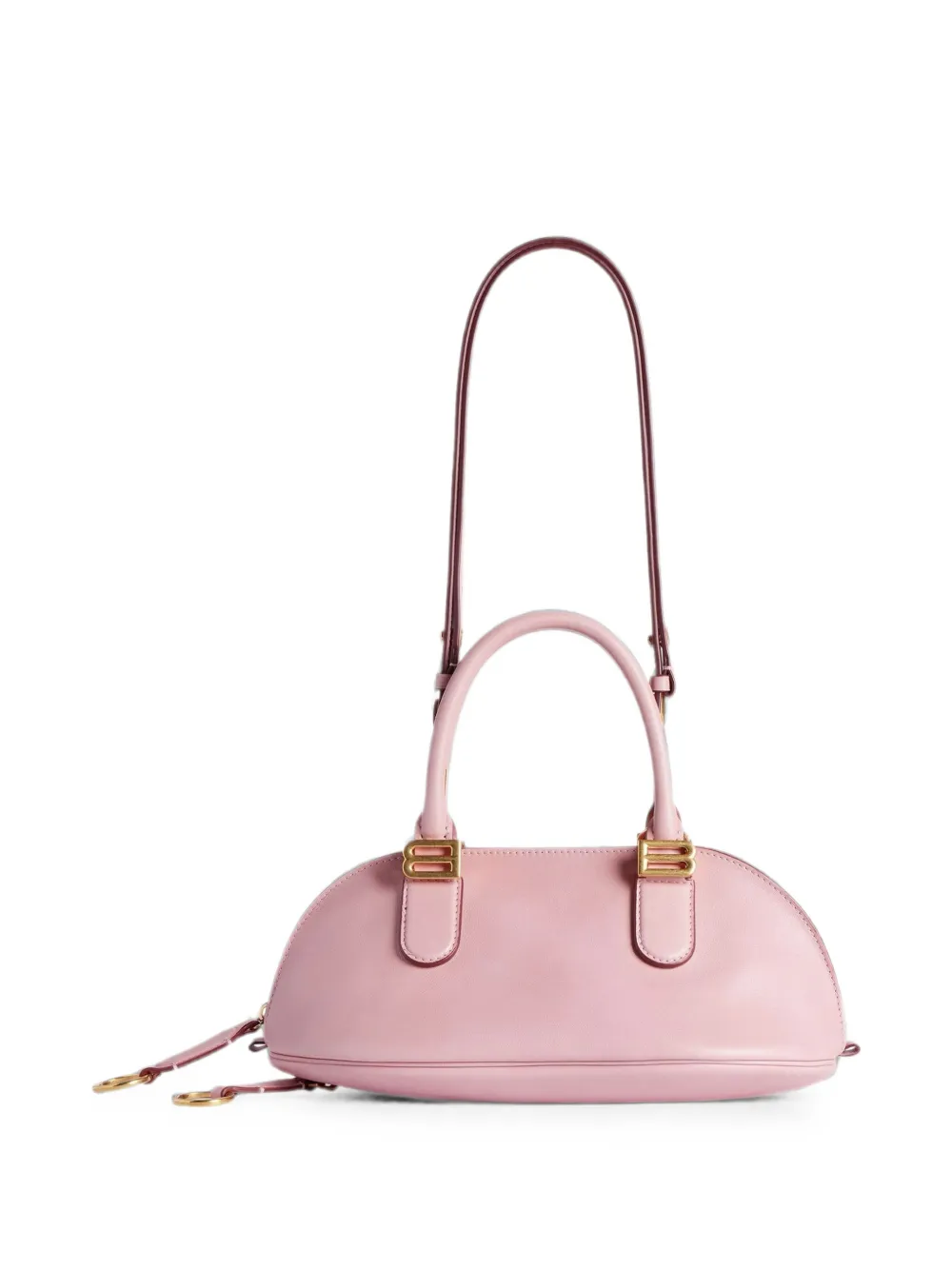 Balenciaga Bolero leren shopper Roze
