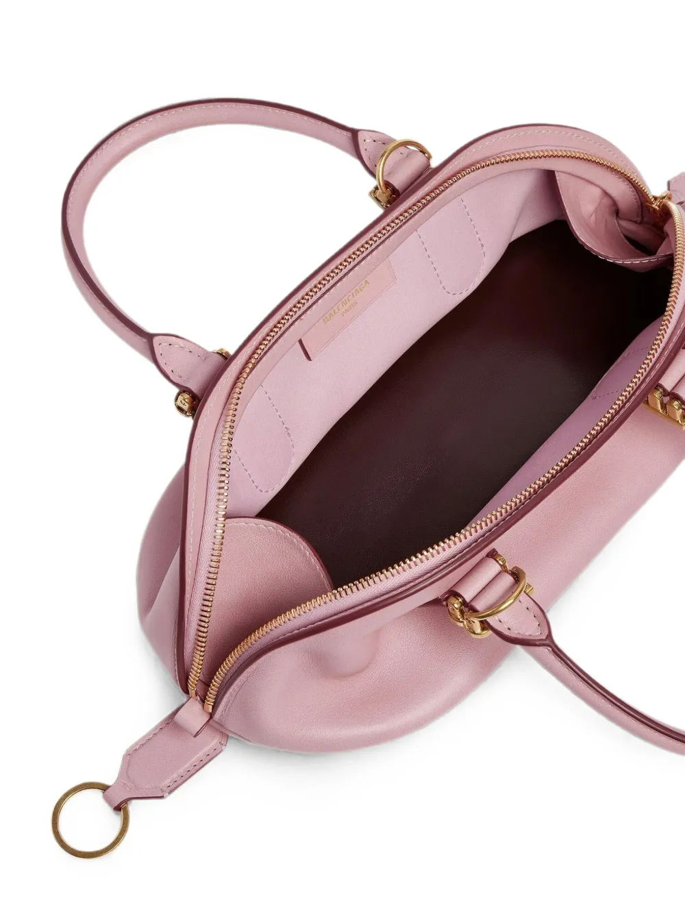 Balenciaga Bolero leren shopper Roze