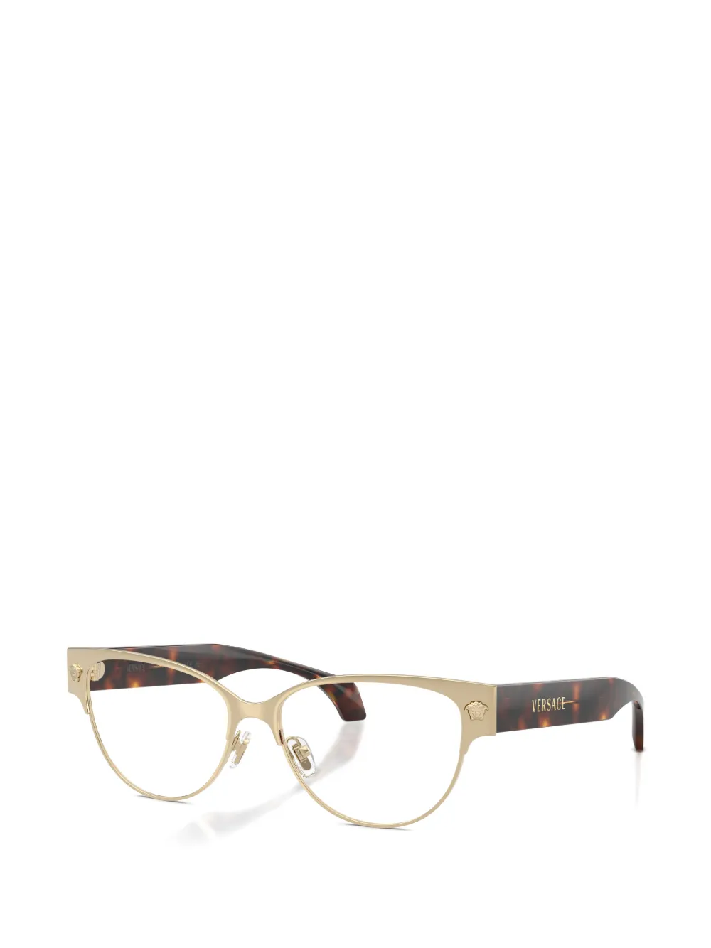 Versace Eyewear Medusa bril met cat-eye montuur Bruin