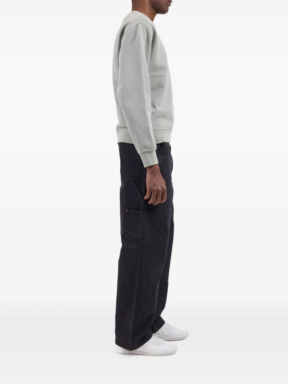 A.P.C. Sweater met logoprint Groen