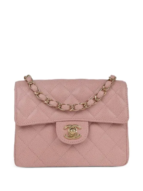 CHANEL Pre-Owned 2003 mini Classic Square Flap CC turn-lock crossbody bag