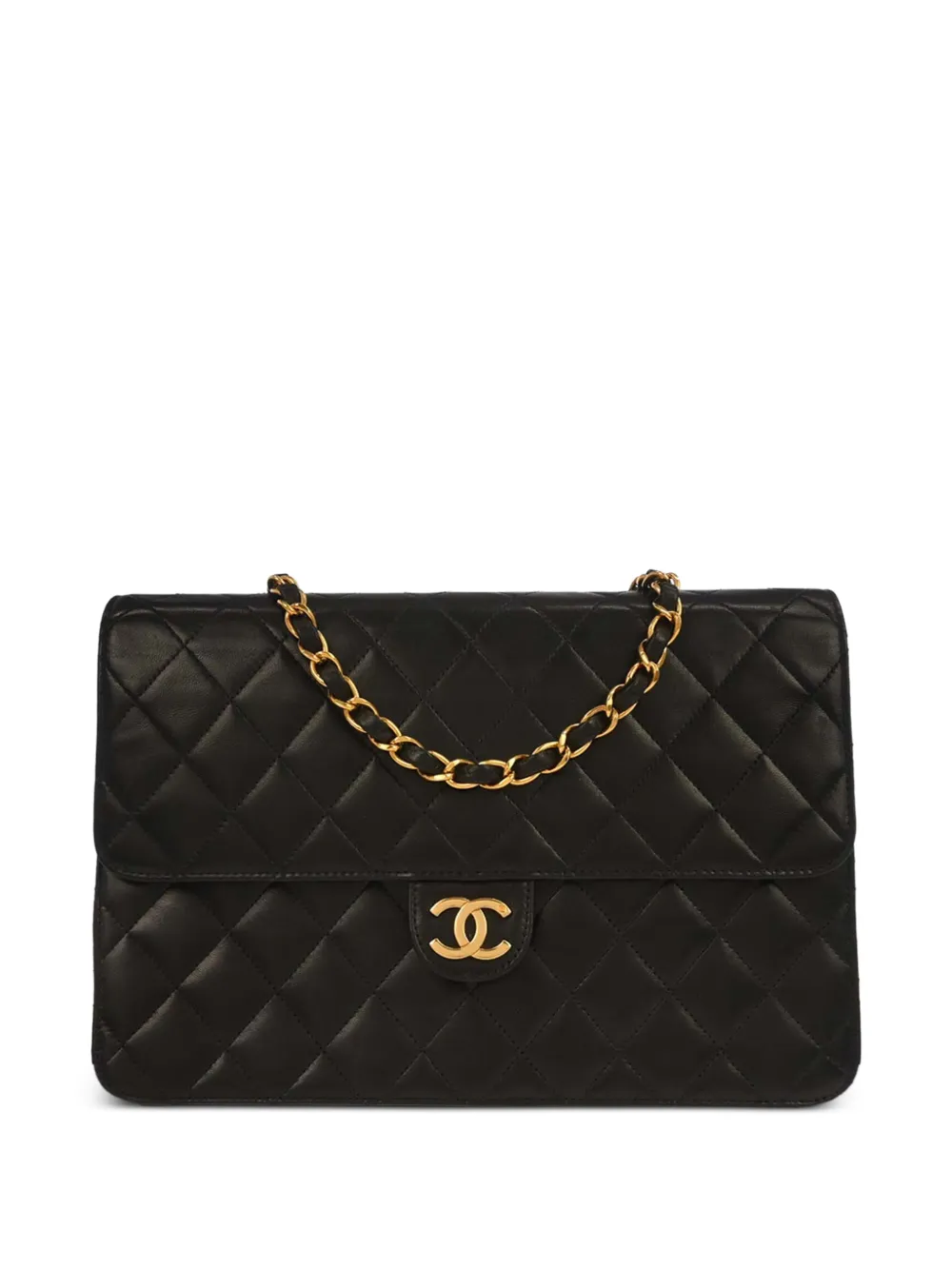 CHANEL Pre-Owned 1997-1999 medium CC push-lock shoulder bag - Black