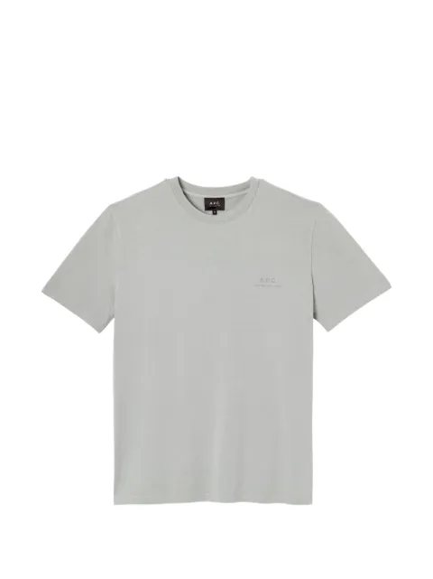 A.P.C. playera con logo estampado