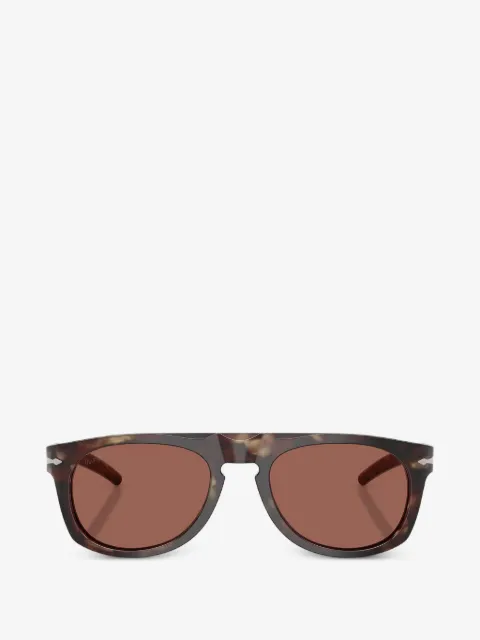 Persol x Cassina eckige Sonnenbrille in Schildpattoptik