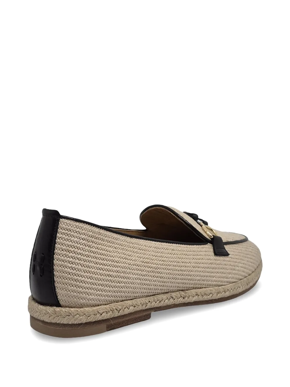 Henderson Baracco Talia woven tassel loafers Beige