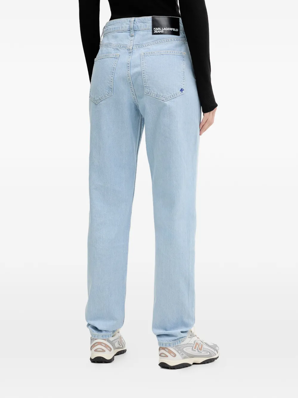  Karl Lagerfeld Jeans Vaqueros Con Parche Del Logo - Azul 