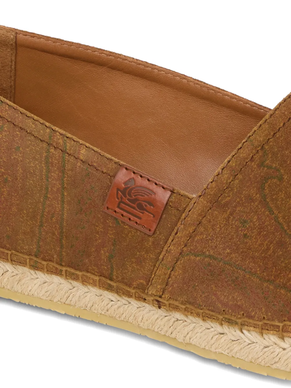 ETRO Arnica suede espadrilles Bruin