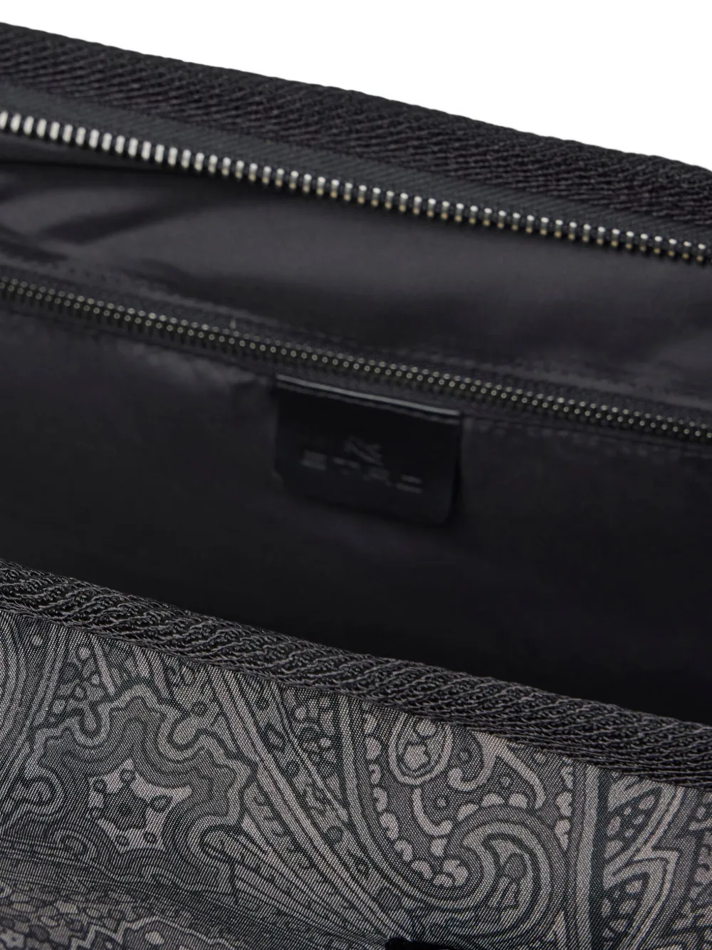 ETRO Grote Arnica reistas met paisley-print Zwart