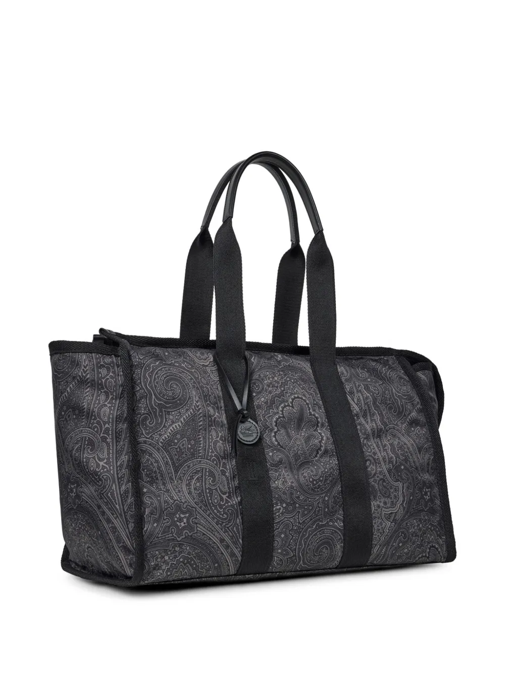 ETRO Grote Arnica reistas met paisley-print Zwart
