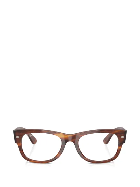 Ray-Ban Mega Wayfarer II tortoiseshell-effect square-frame glasses