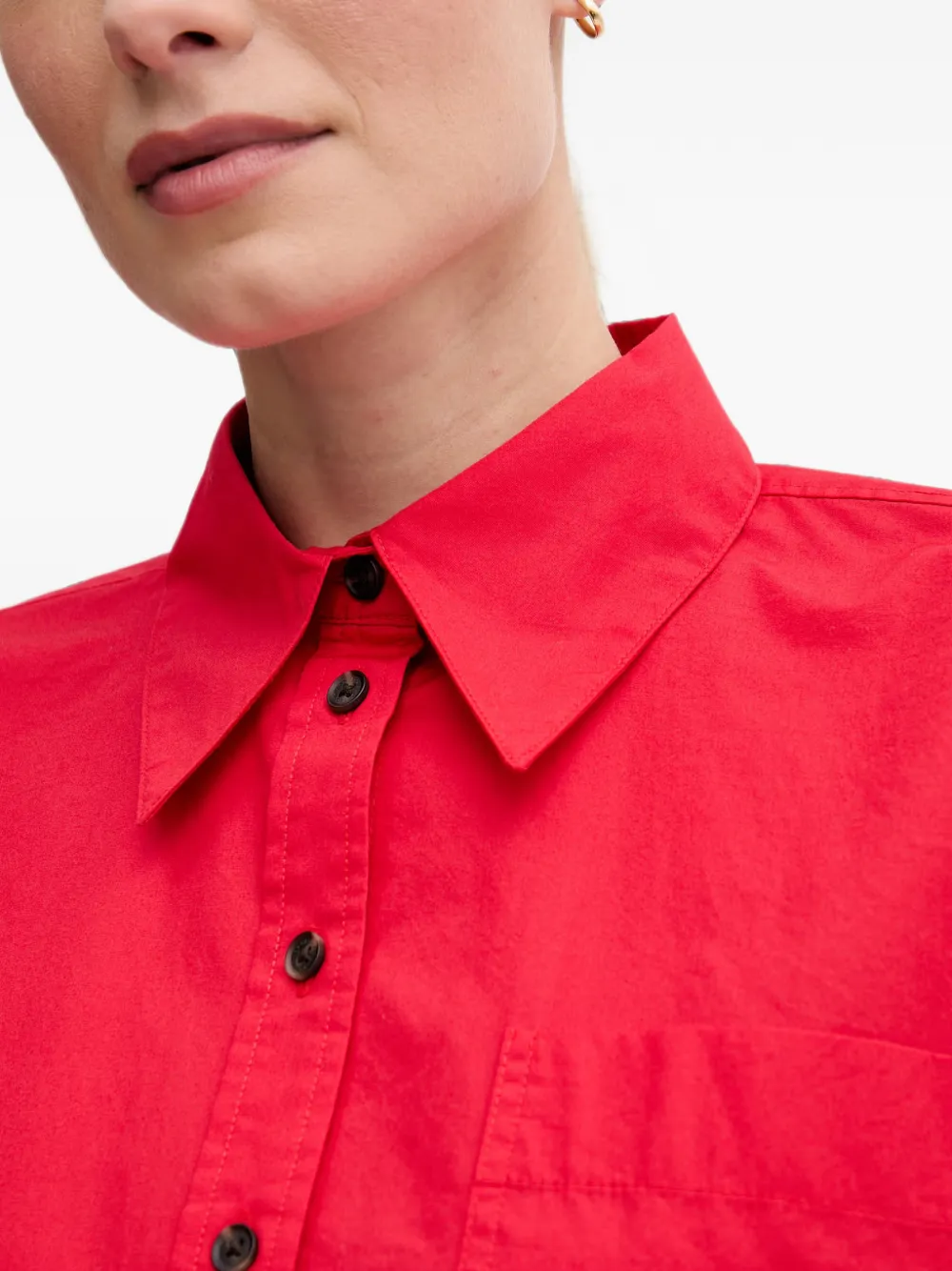 Barbour Angela blouse Rood