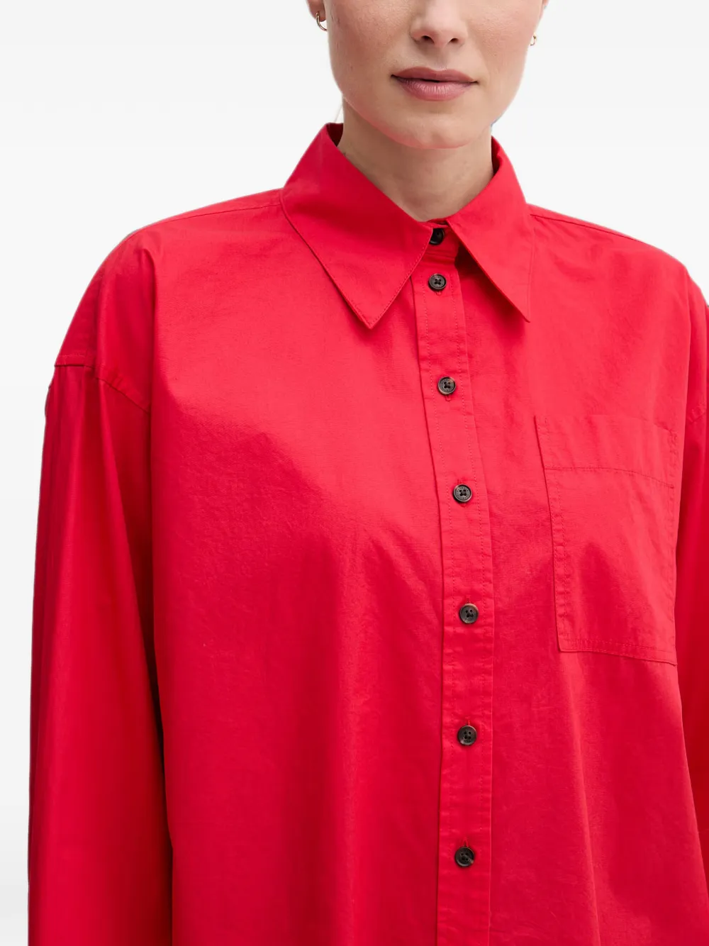 Barbour Angela blouse Rood