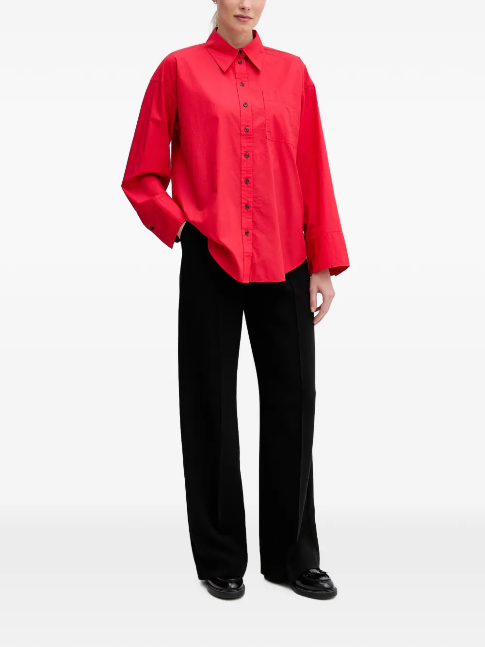 Barbour Angela blouse Rood