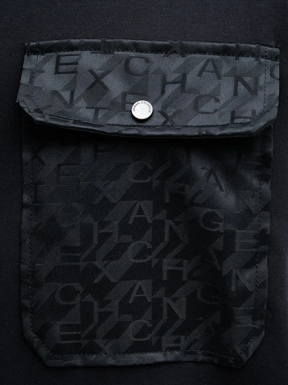 Armani Exchange Trui met logopatroon Zwart