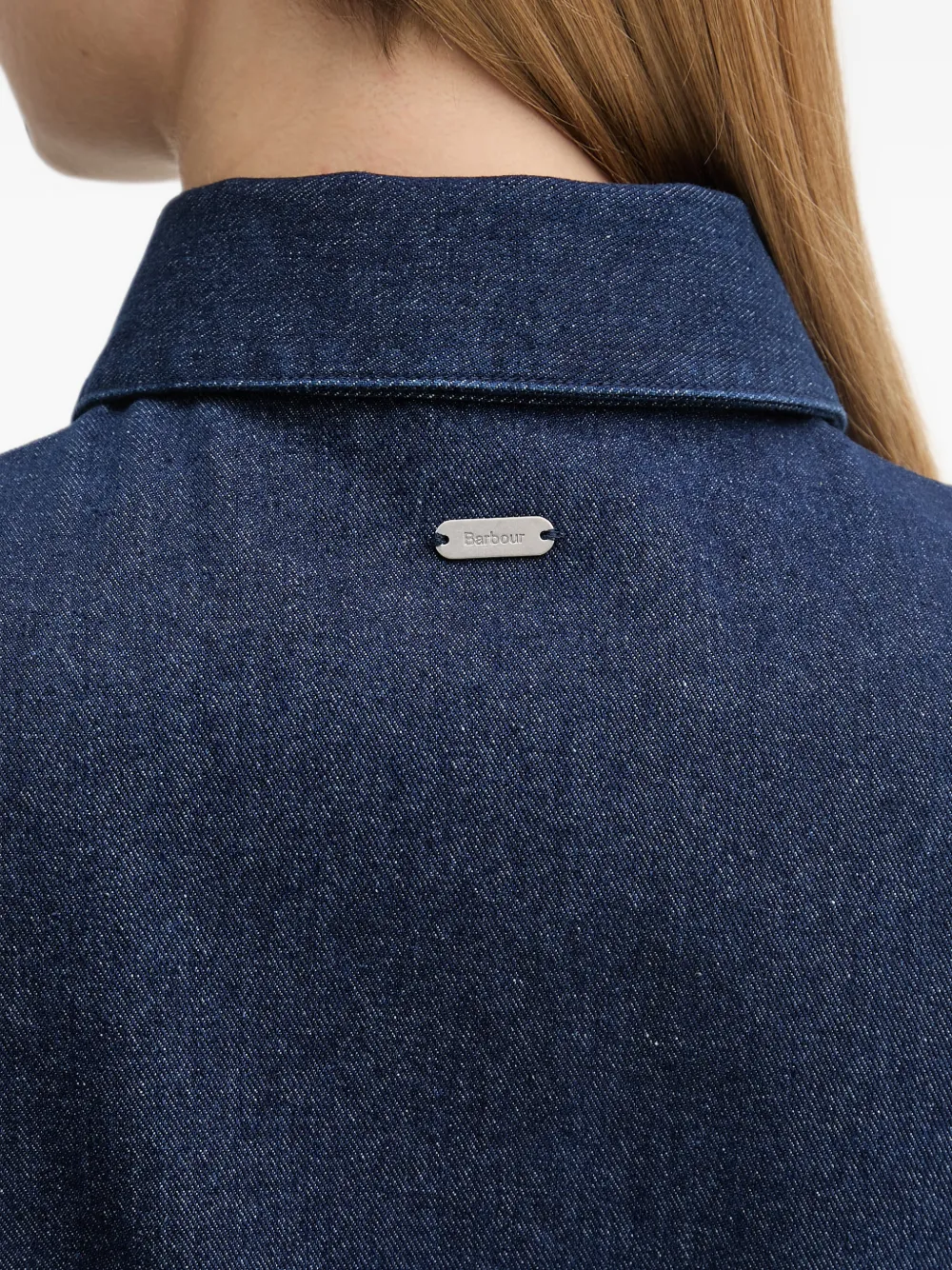 Barbour Maia midi-jurk Blauw