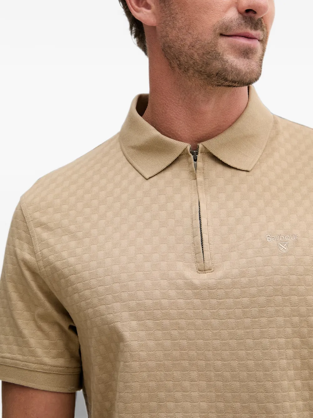 Barbour Hockham poloshirt Beige
