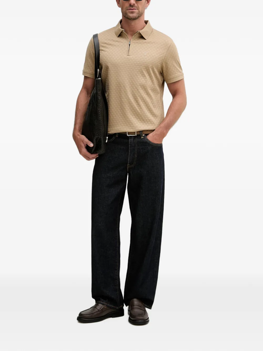 Barbour Hockham poloshirt Beige