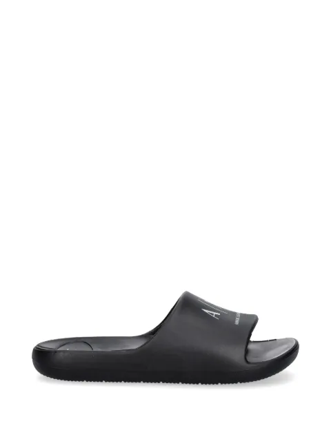 Armani Exchange flip flops con logo estampado