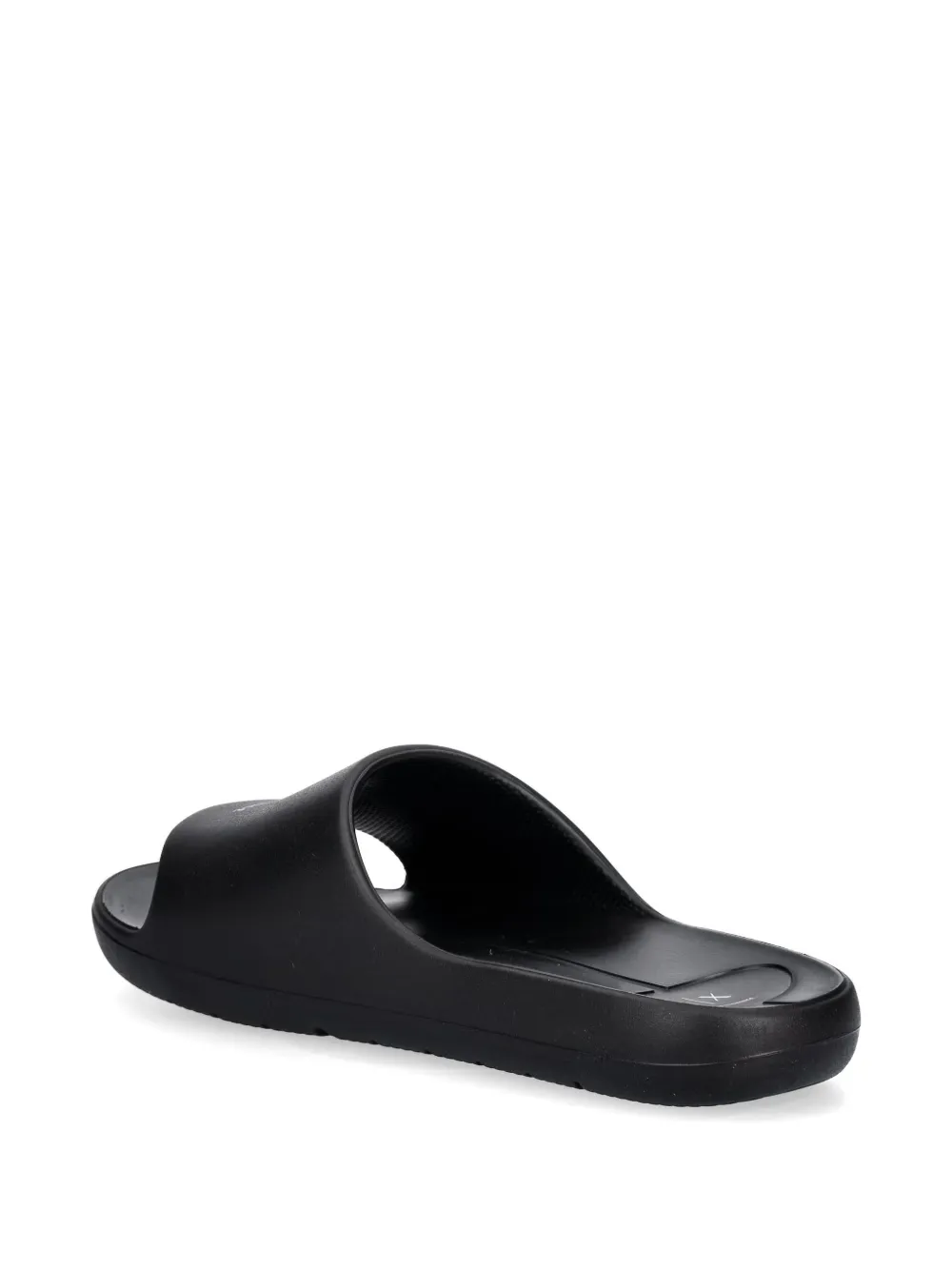 Armani Exchange Slippers met logoprint Zwart