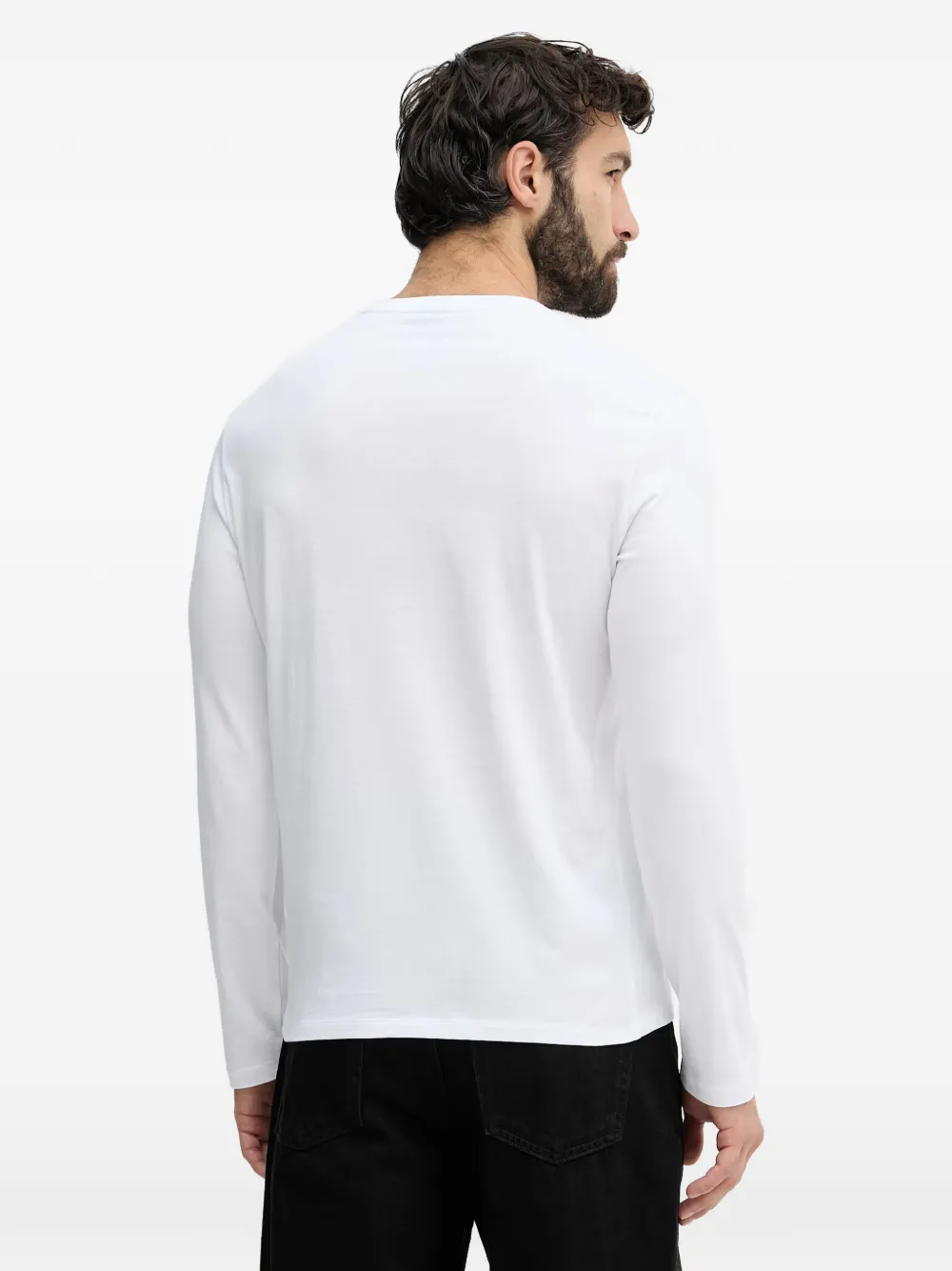 Armani Exchange T-shirt met logoprint Wit