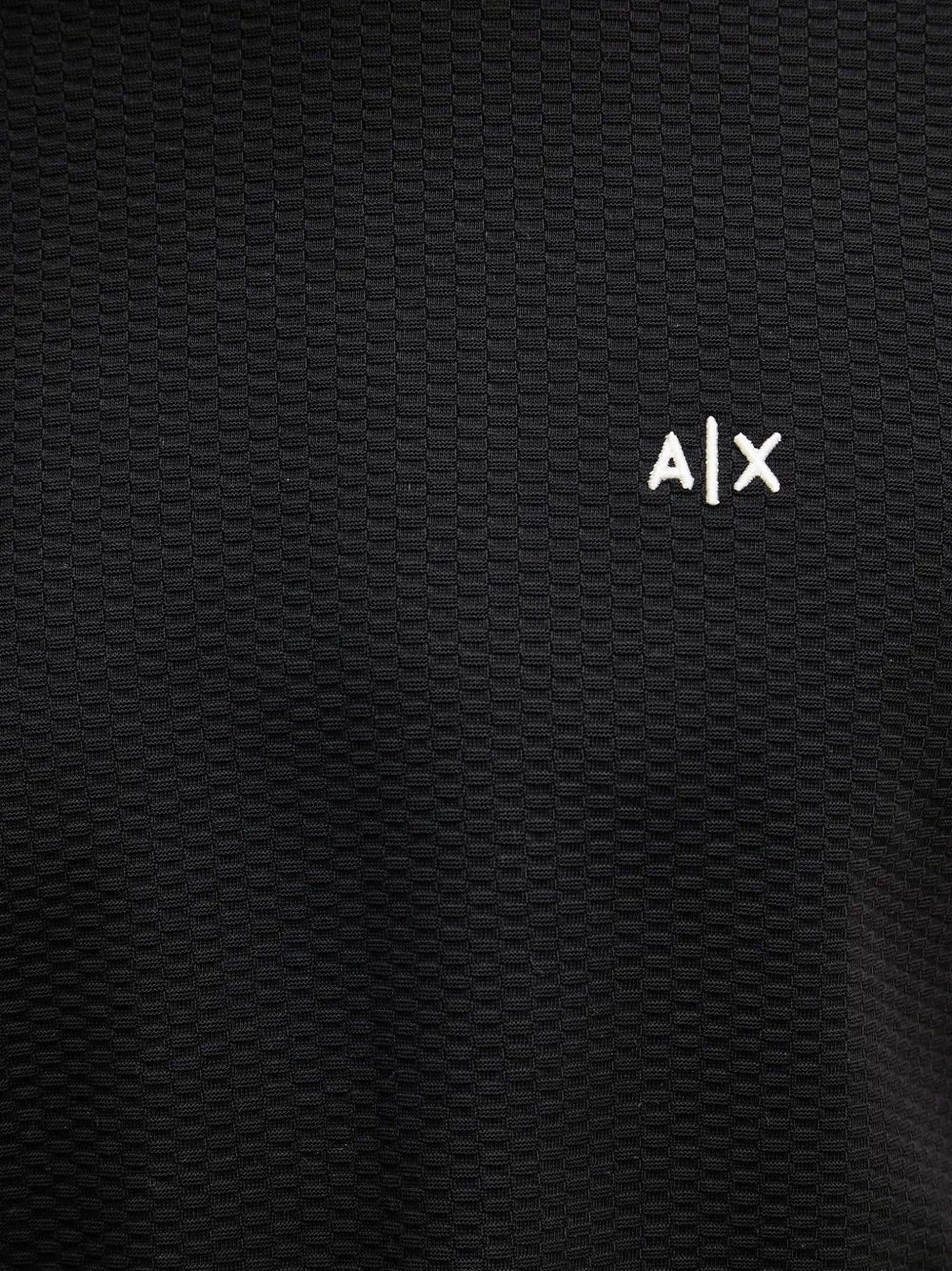 Armani Exchange T-shirt met logoprint Zwart