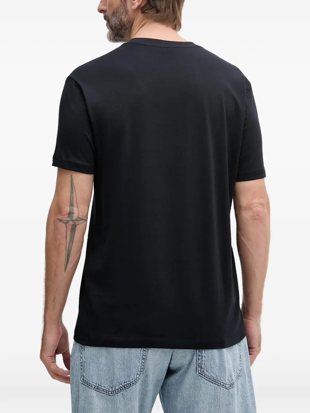 Armani Exchange T-shirt met grafische print Blauw