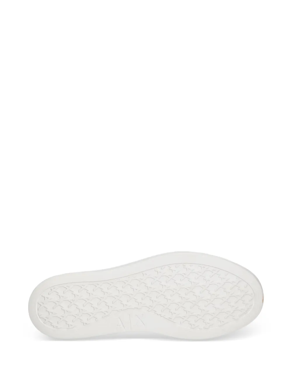 Armani Exchange Sneakers met monogramprint Beige
