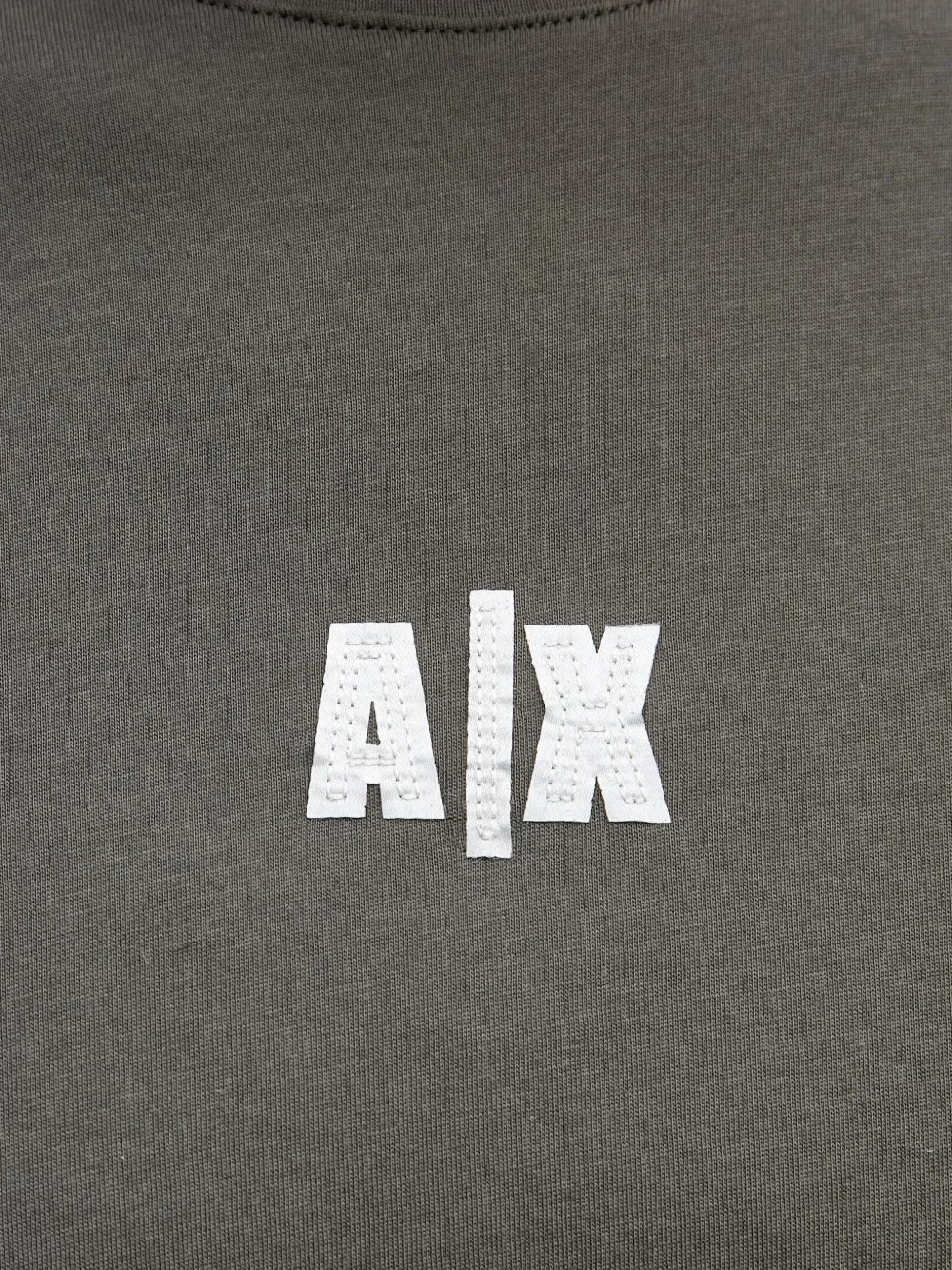 Armani Exchange T-shirt met logoprint Grijs