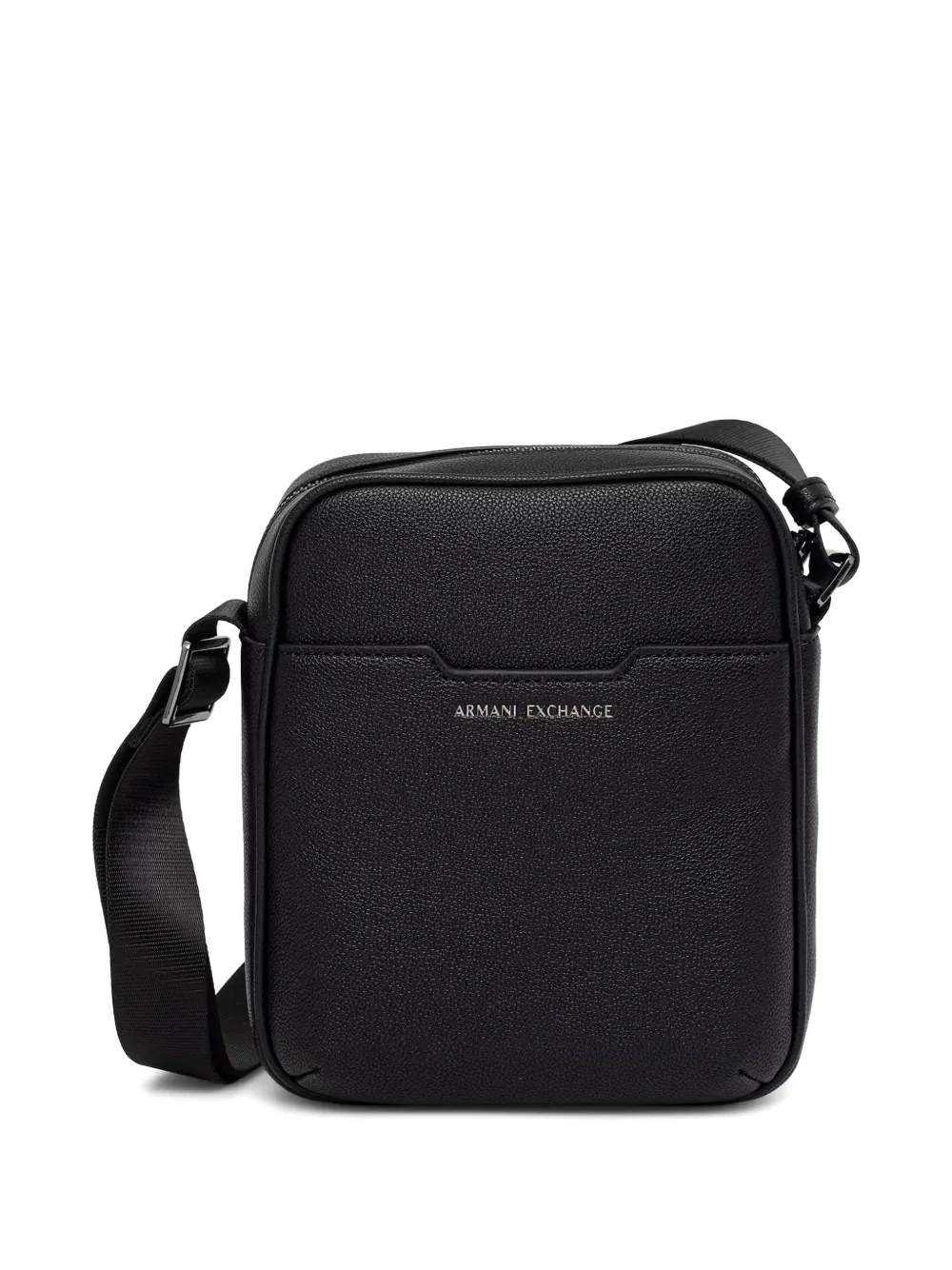 Armani Exchange logo-stamp crossbody bag - Schwarz