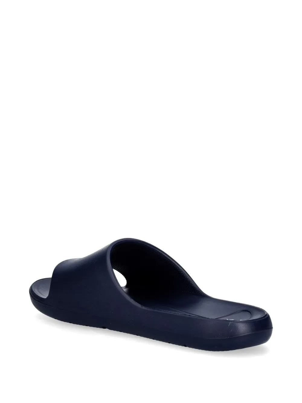 Armani Exchange A|X logo-print slides Blauw