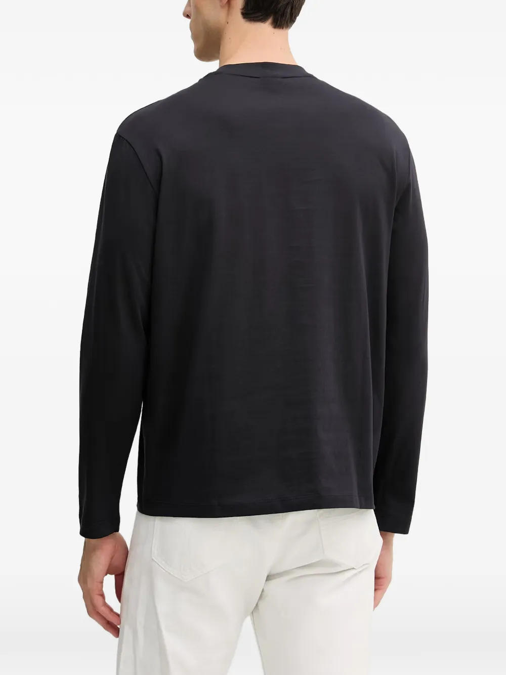 Armani Exchange T-shirt met logoprint Zwart