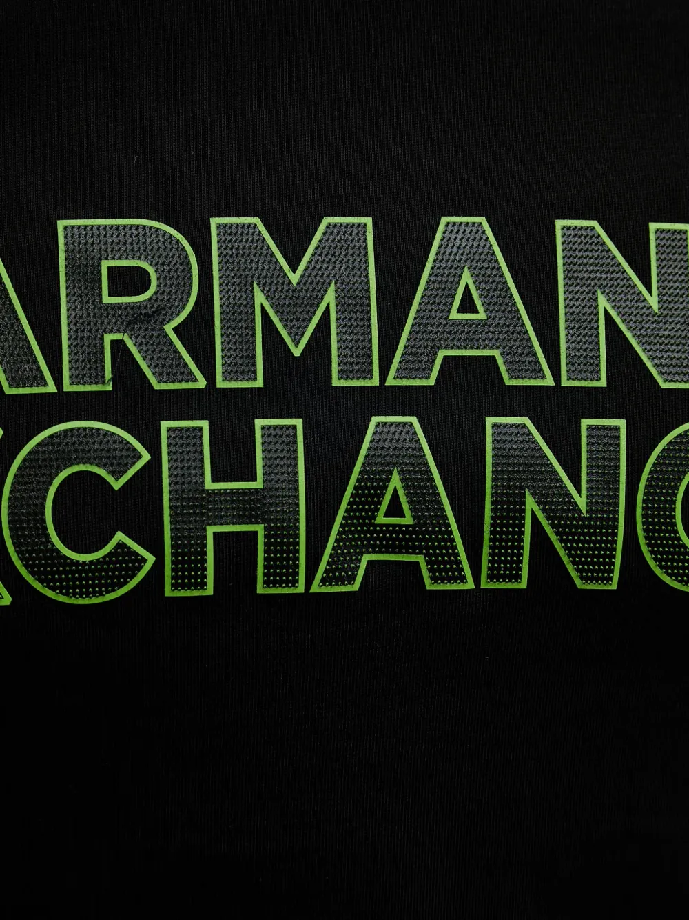 Armani Exchange T-shirt met logoprint Zwart