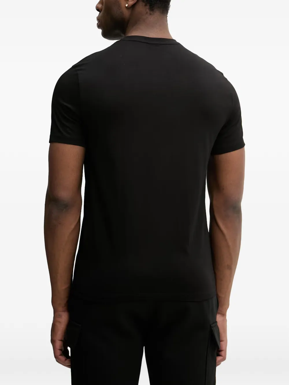 Armani Exchange T-shirt met logoprint Zwart
