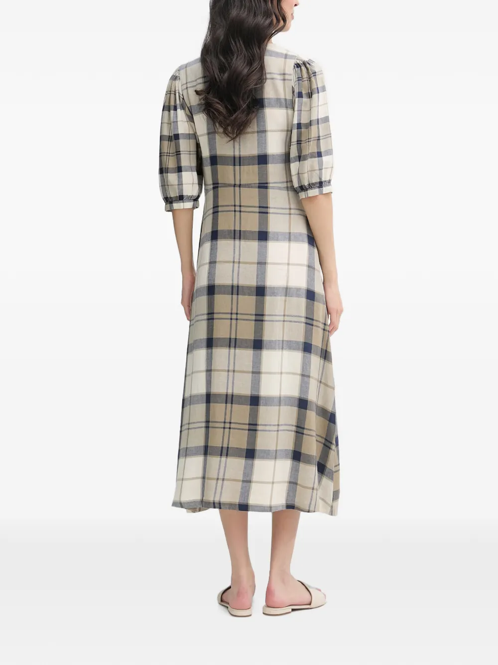 Barbour Ballina midi-jurk Beige